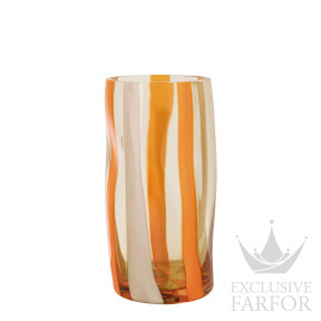 69227-321683-47028 Rosenthal Glass Objects "Stripes Orange" Ваза 28см