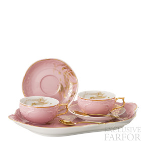 10480-408685-28492 Rosenthal Sanssouci Jubilee "Midas Rose" Набор чайный из 5 предметов