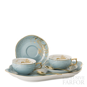 10480-408686-28492 Rosenthal Sanssouci Jubilee "Midas Bleu" Набор чайный из 5 предметов