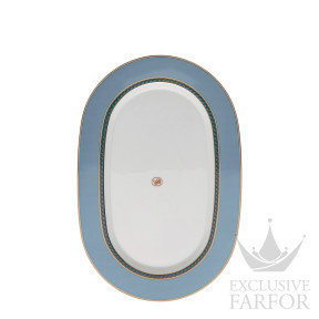 10470-426351-12734 Rosenthal Signum by Swarovski "Azure" Блюдо овальное 34см