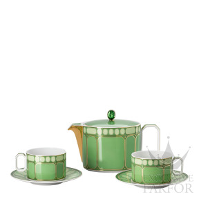 10570-426349-28511 Rosenthal Signum by Swarovski "Fern" Набор чайный из 3 предметов