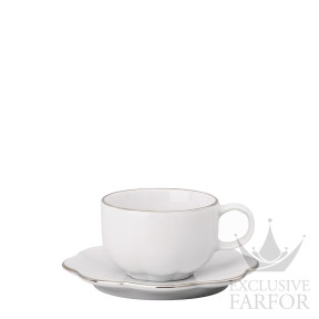 10600-405234-14715 Rosenthal Sonetto Platino Чашка эспрессо с блюдцем 0,1л