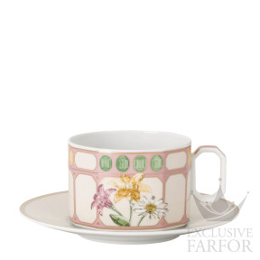 10570-426400-14640 Rosenthal Swarovski Idyllia "Marshmallow" Чашка чайная с блюдцем 0,26л
