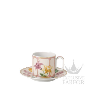 10570-426400-14715 Rosenthal Swarovski Idyllia "Marshmallow" Чашка эспрессо с блюдцем 0,08л