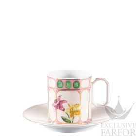 10570-426400-14740 Rosenthal Swarovski Idyllia "Marshmallow" Чашка кофейная с блюдцем 0,18л