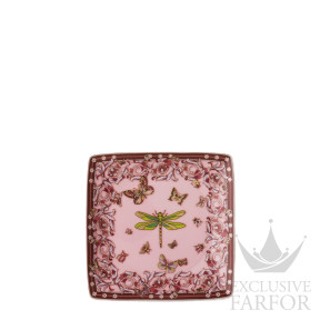 11940-409721-15253 Rosenthal Versace Le Jardin de Versace Anniversary "Pink" Чаша квадратная 12см