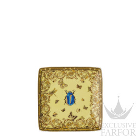 11940-409725-15253 Rosenthal Versace Le Jardin de Versace Anniversary "Yellow" Чаша квадратная 12см