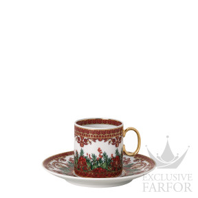 19335-409960-14715 Rosenthal Versace Love Baroque Holiday Чашка эспрессо с блюдцем 0,1л