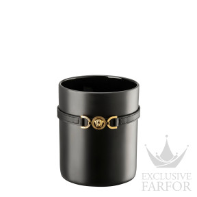 12767-105084-26018 Rosenthal Versace Medusa 95 "Black" Ваза 18см