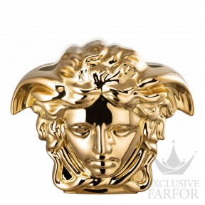 14493-429109-26066 Rosenthal Versace Medusa Grande "Gold" (Лимитированная серия на 30 пред.) Ваза 66см