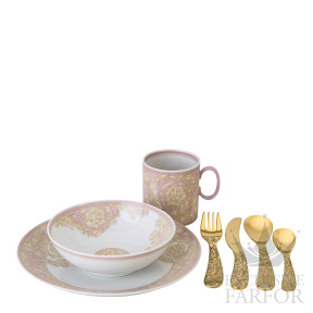 19335-403780-28514 Rosenthal Versace Versace Kids "Barocco Rose" Набор из 7 предметов