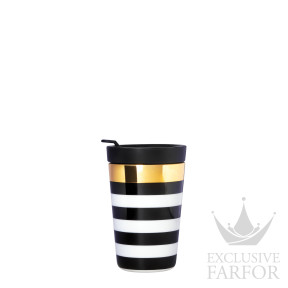 OB18122057051 Sieger by Fürstenberg My Companion Кружка To Go "Cross Stripes" 0,35л
