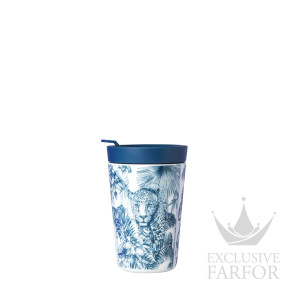 OB18122057132 Sieger by Fürstenberg My Companion Кружка To Go "Paraíso Blue" 0,35л