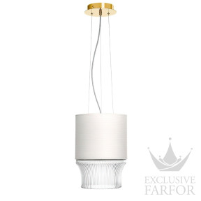 Подвесной светильник "Золотой, бумажный" 33 х 12см