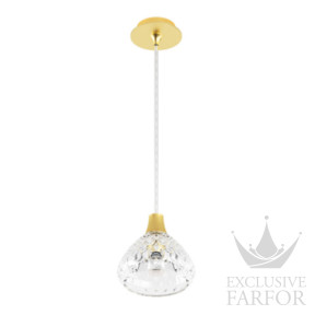 Подвесной светильник "Полированный латунь" 13 x 15см