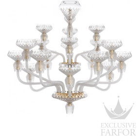 Люстра на 18 свечей "Золотая" 105 x 115см