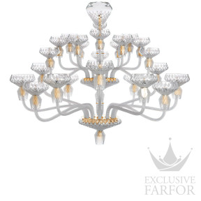 Люстра на 24 свечей "Золотая" 110 x 135см