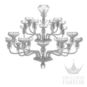 Люстра на 24 свечей "Хромированная" 110 x 135см