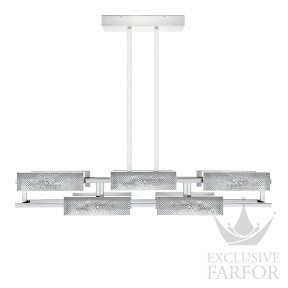 Люстра на 10 ламп "Хромированный" 140 х 115см