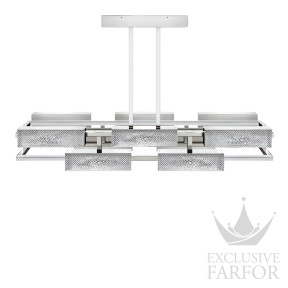 Люстра на 10 ламп "Хромированный" 140 х 85см