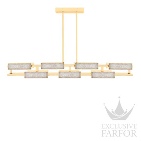 Люстра на 10 ламп "Золотой" 200 х 115см