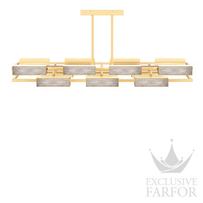 Люстра на 10 ламп "Золотой" 200 х 85см