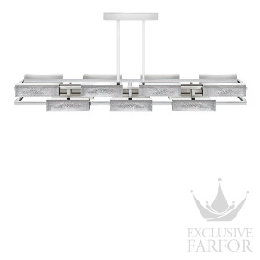 Люстра на 10 ламп "Хромированный" 200 х 85см