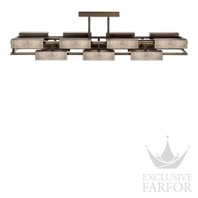 Люстра на 10 ламп "Бронзовый" 200 х 55см