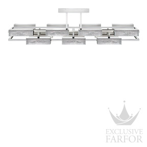 Люстра на 10 ламп "Хромированный" 200 х 55см