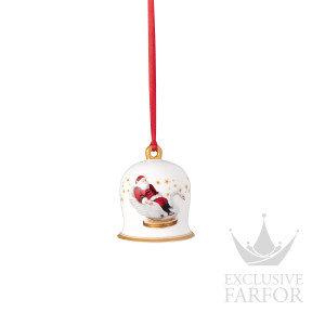 Украшение "Рождественский колокольчик 2024" 6см