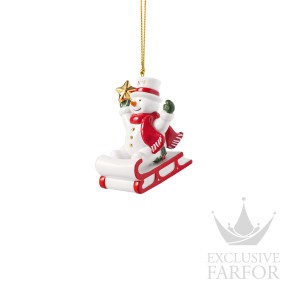 1486754351 VB Christmas Classics Украшение "Снеговик" 8,7см