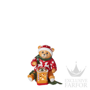 1486026552 VB Christmas Toys Memory Статуэтка "Медведь с садовым подсвечником"