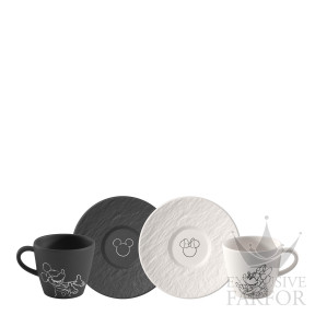 1047198520 VB Manufacture Rock - Mickey Mouse Чашка эспрессо с блюдцем 0,06л, 2шт.