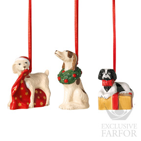 1483316692 VB Nostalgic Ornaments Украшение "Собаки" 19,5см, 3шт.