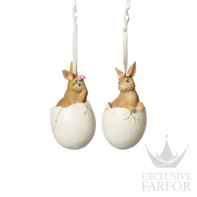 Украшение "Кролики" 10,8см