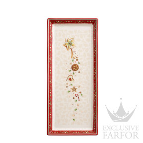 Блюдо для пирога прямоугольное 39x17см