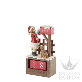 Статуэтка "Девушка-календарь" 22,5см