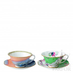 40003931 Wedgwood Butterfly Bloom Чашка чайная с блюдцем 200мл, 2шт. 