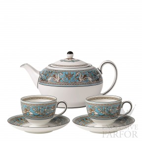 1054470 Wedgwood Florentine Turquoise Набор чайный из 3 предметов