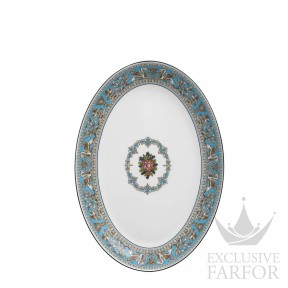 40032772 Wedgwood Florentine Turquoise Блюдо овальное 30см