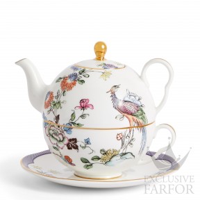 1069362 Wedgwood Fortune  Чайник с чашкой и блюдцем 550мл