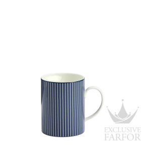 1079126 Wedgwood Gio Pinstripe Blue Кружка 340мл