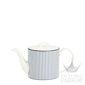 1082476 Wedgwood Gio Pinstripe White Чайник 400мл