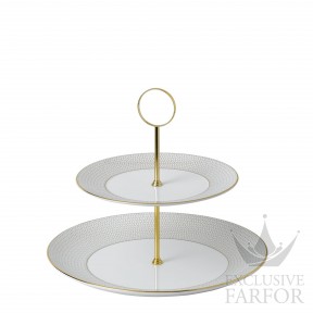 1055616 Wedgwood Gio Gold Этажерка 20см