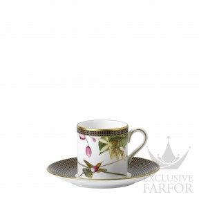 1056244 Wedgwood Hummingbird Чашка эспрессо с блюдцем 90мл