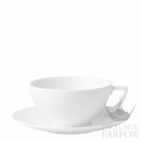 1058028 Wedgwood Jasper Conran - "White" Чашка чайная с блюдцем 230мл