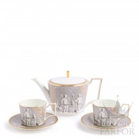 1076504 Wedgwood Renaissance Grey "Accents" Набор чайный из 3 предметов