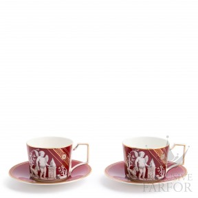 1076488 Wedgwood Renaissance Red "Accents" Чашка чайная с блюдцем 250мл, 2шт.