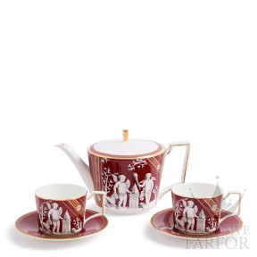 1076503 Wedgwood Renaissance Red "Accents" Набор чайный из 3 предметов