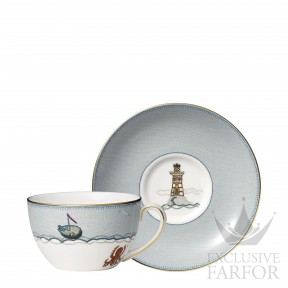 1050200 Wedgwood Sailor's Farewell Чашка для завтрака с блюдцем 280мл